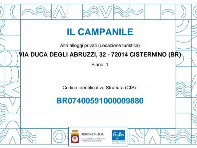 فيلا Il Campanile تْشيستيرنِنو المظهر الخارجي الصورة